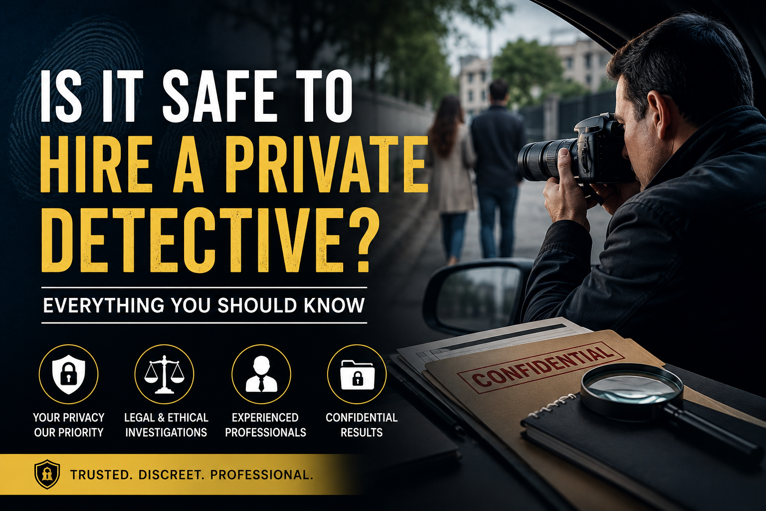 Is It Safe to Hire a Private Detective? Everything You Should Know
